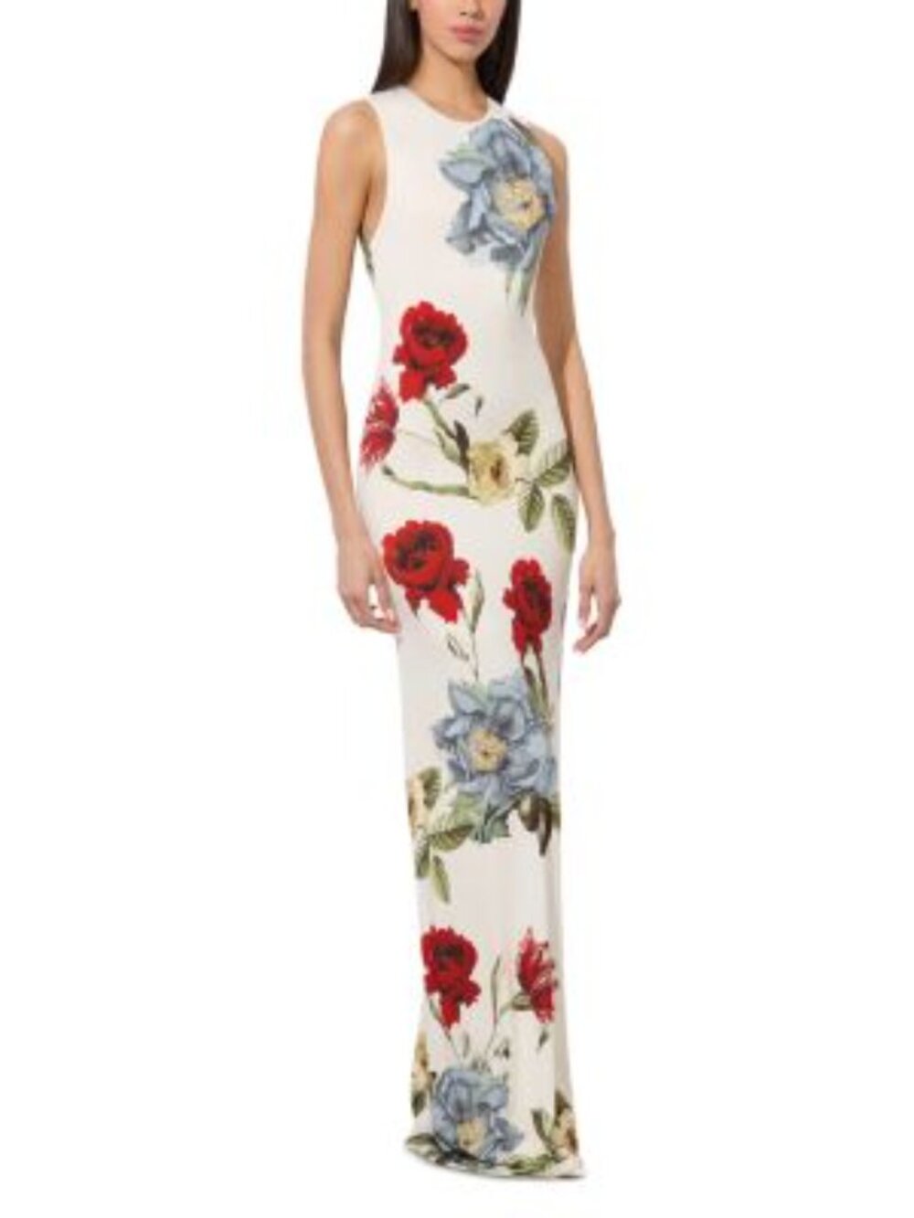Alice and Olivia Delora Open Back Sleeveless Dress